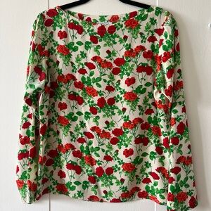 Yves Saint Laurent Floral Print Women's Top